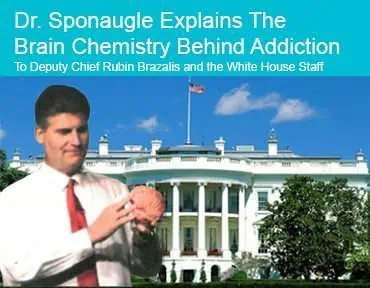 Dr. Sponaugle speaking at white house on addiction detox treatment