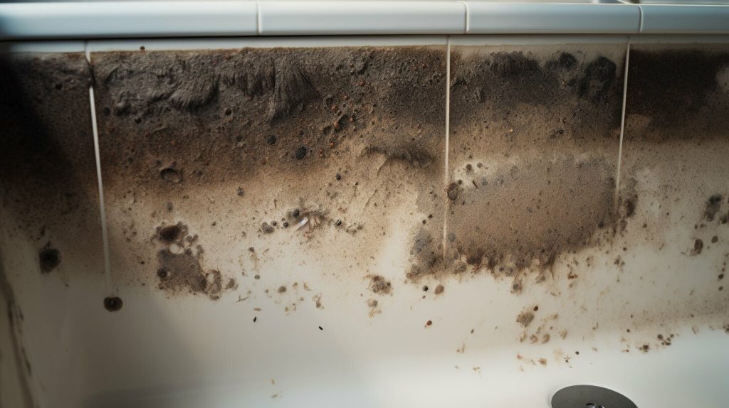 Can toxic black mold grow on ceramic bathtub