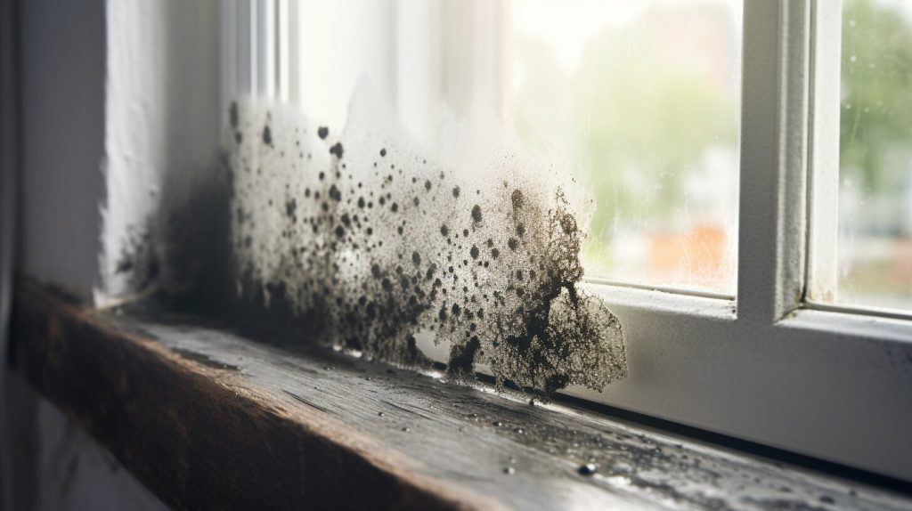 Can toxic black mold grow on window sills