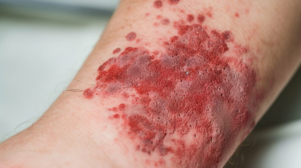 Can toxic mold disease cause a rash