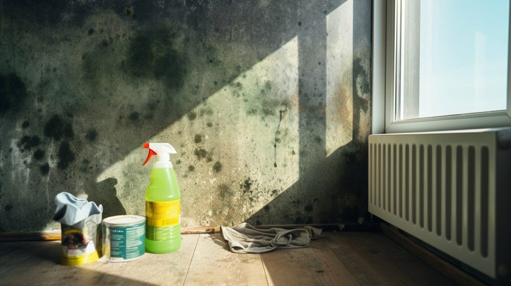 How eradicate toxic mold in apartment